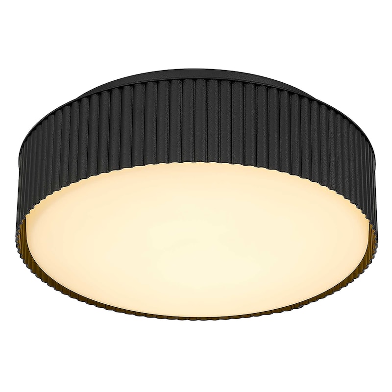 9 inch Black LED Flush Mount
