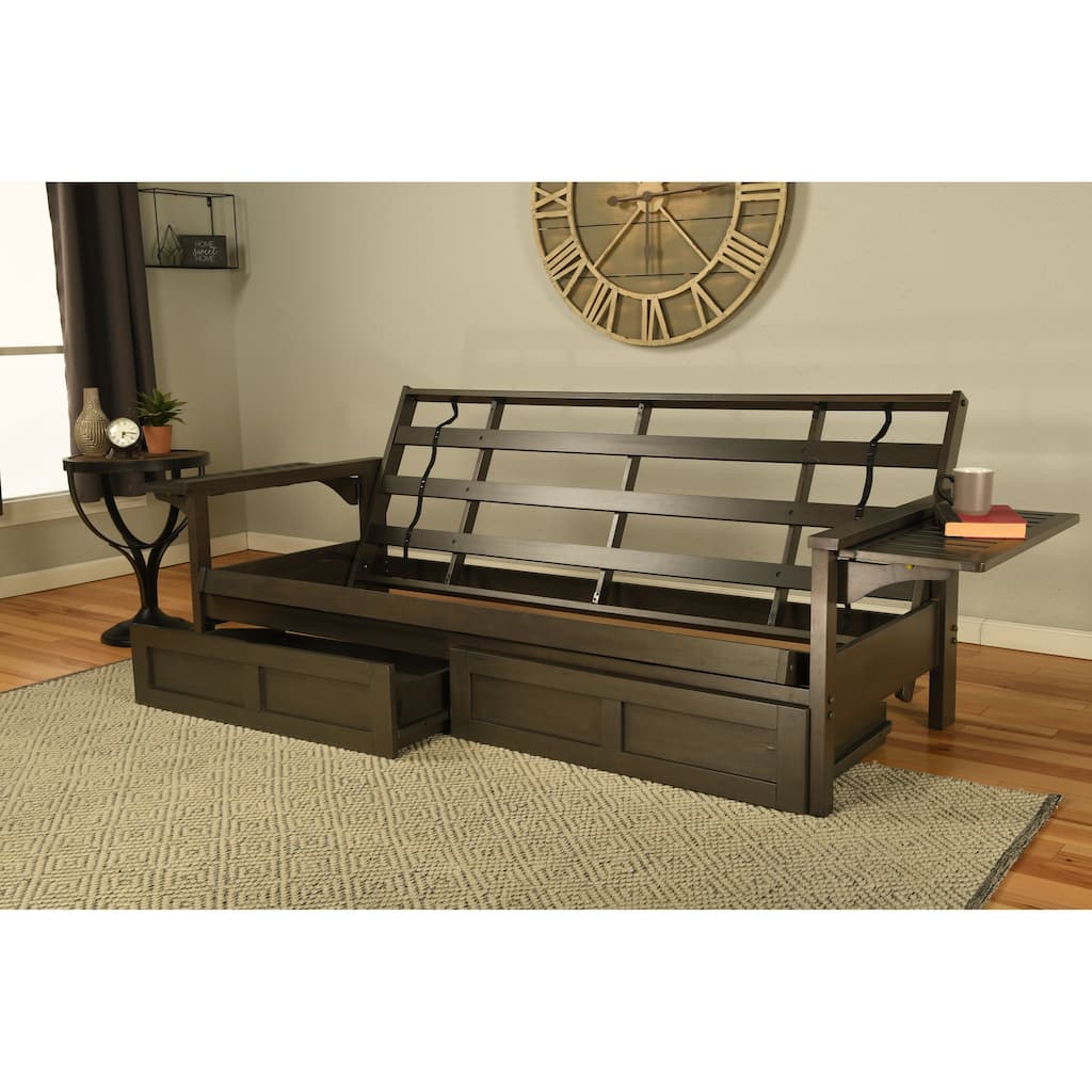 Somette Alamosa Sofa Sleeper Frame with Storage Drawers (Mattress Not Included) - Full