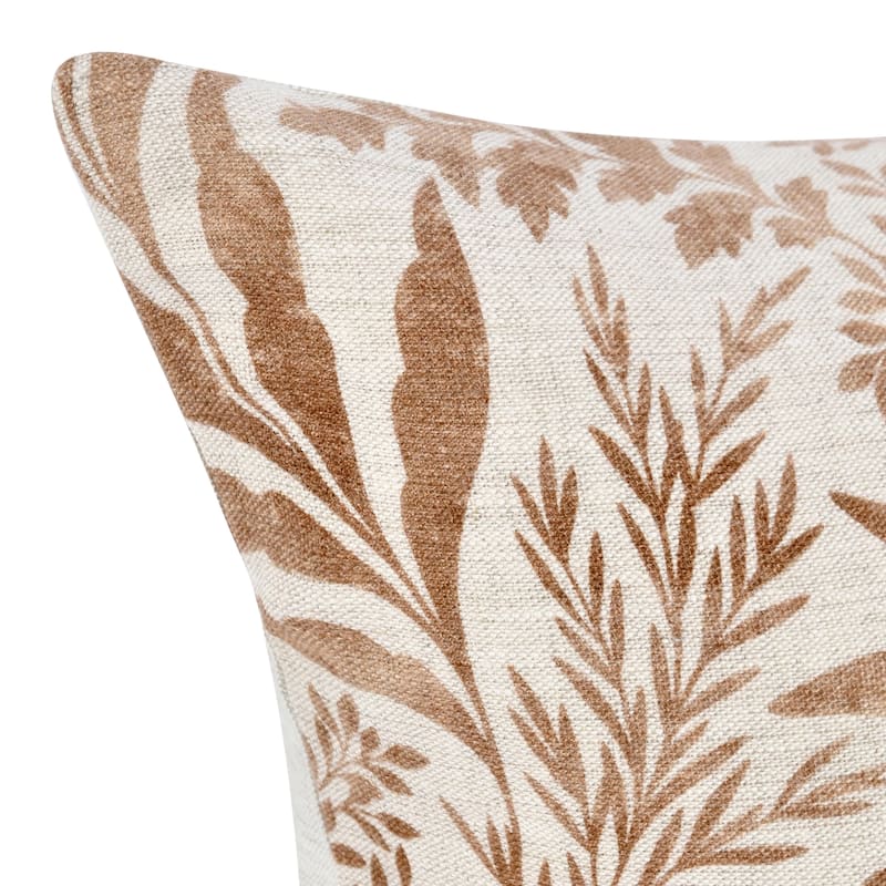 Villa by Classic Home Mulberry Belgian Linen Blend Throw Pillow