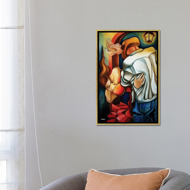iCanvas "Dancers" by Dixie Miguez Framed Canvas Print