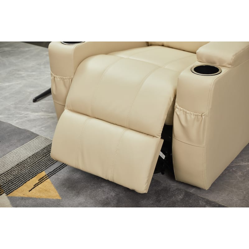 Power Lift Recliner Chair PU Leather for Elderly