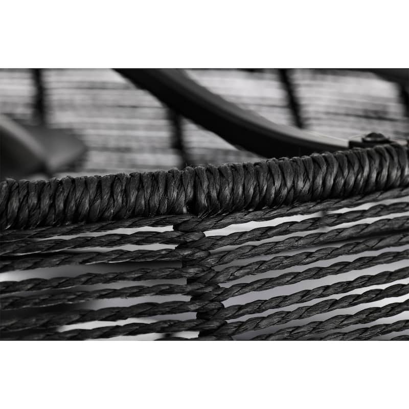 Akasha 28 Inch Rattan Rope Fandelier 6 Light with Remote (Color Optional)