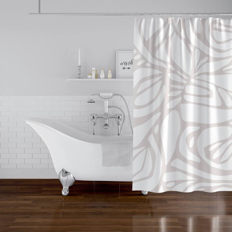 BUDDING TAUPE Shower Curtain By Kavka Designs Bed Bath & Beyond