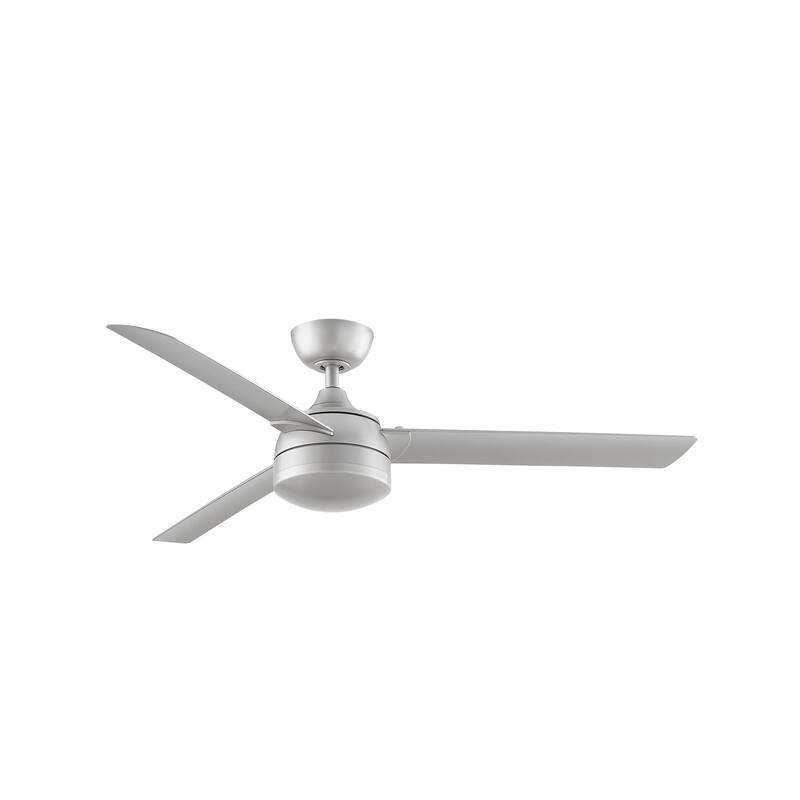 Fanimation Xeno Damp 56 inch Indoor/Outdoor Ceiling Fan with LED Light Kit - Brushed Nickel