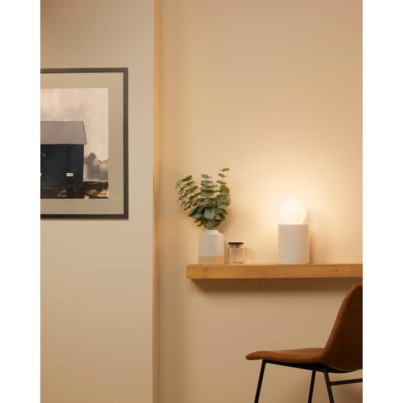 Ceramic Short Pillar Table Lamp