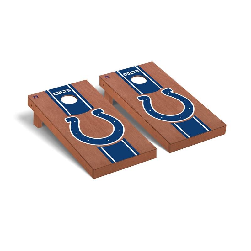 Indianapolis Colts NFL Football Rosewood Cornhole Board Set 2