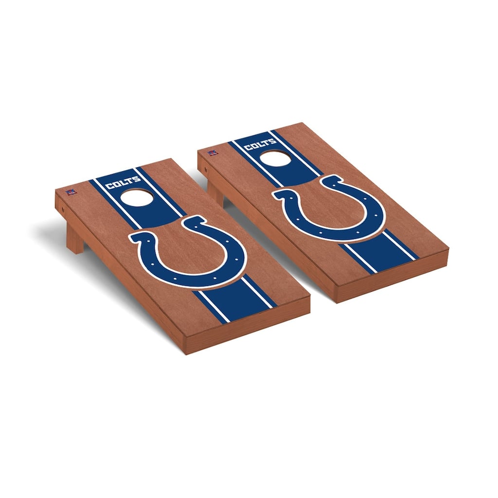 Indianapolis Colts NFL Football Rosewood Cornhole Board Set 2