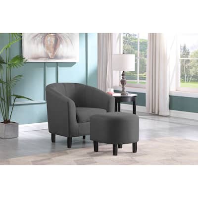 Wesley Tub Chair with Ottoman