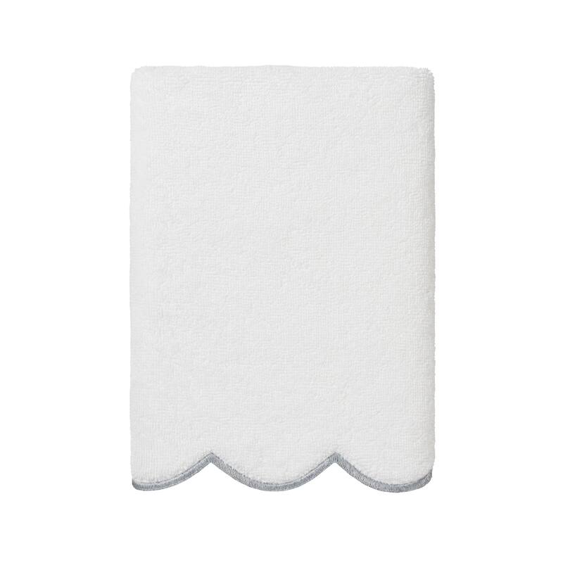 Authentic Hotel and Spa 100% Turkish Cotton ADORNIA Scallop Towel Set