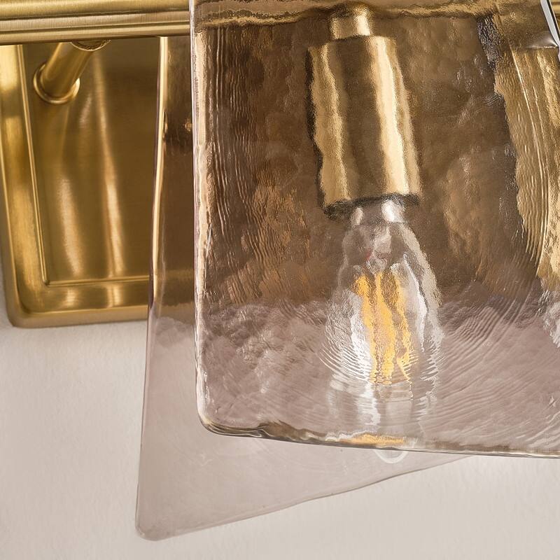 Starsky 3 - Light Modern Dimmable Gray Glass Bathroom Vanity Light