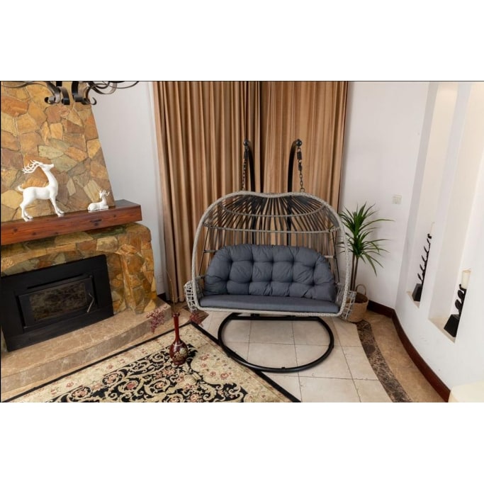 Moda Furnishings Ackerman Cocoon Hanging Swing Chair