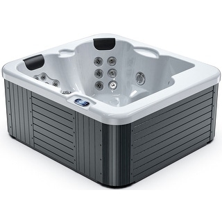 Luxuria Spas Monterey 3-Person 32-Jet Plug and Play Acrylic Lounger Hot ...