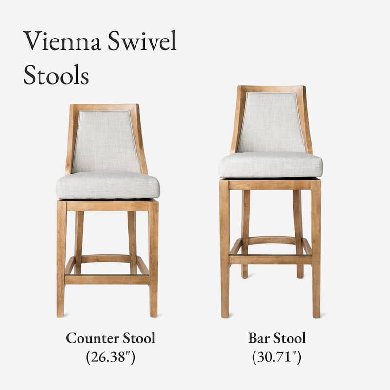 Maven Lane Vienna Swivel Kitchen Stool