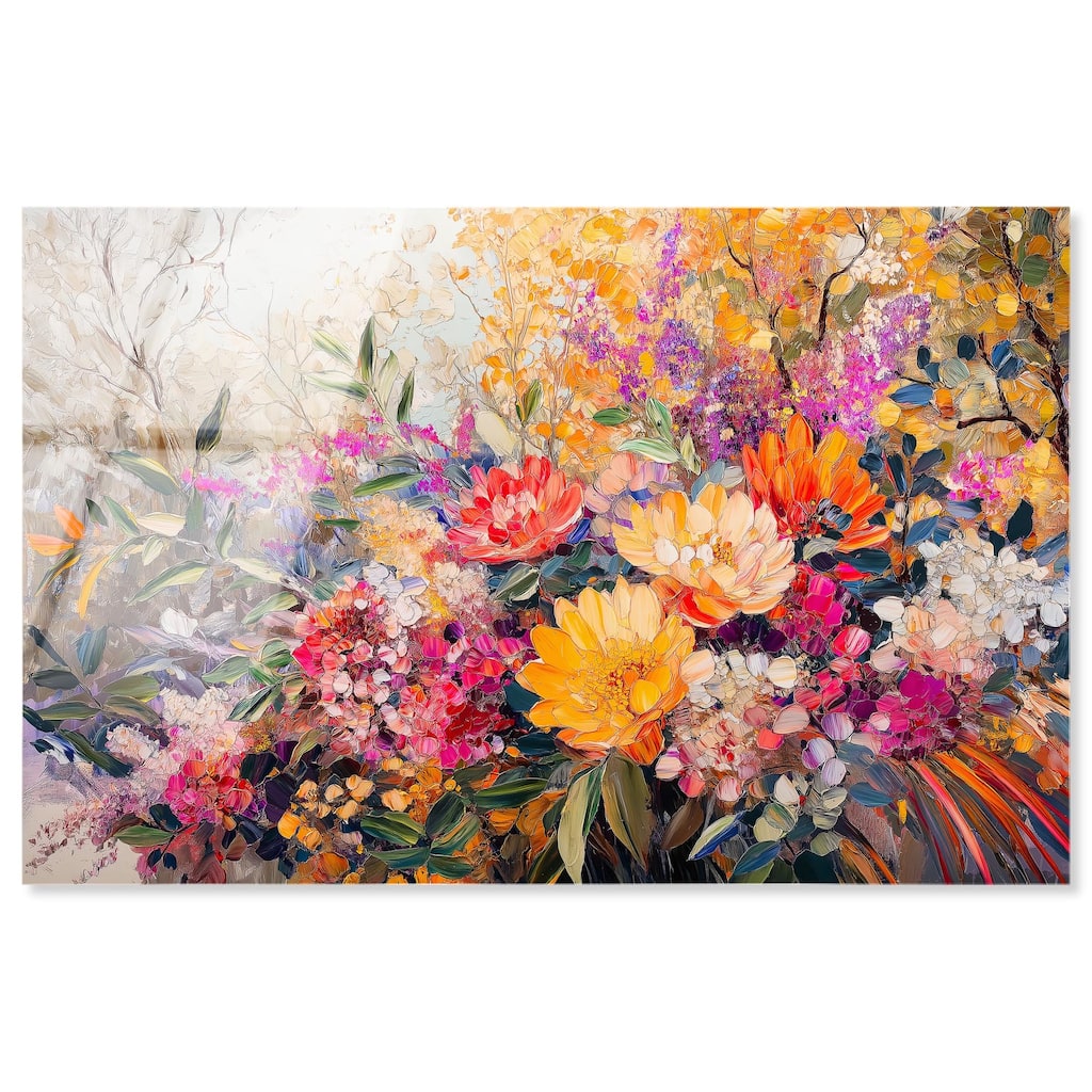 Amber Auras Acrylic by Art Remedy, Ready to Hang