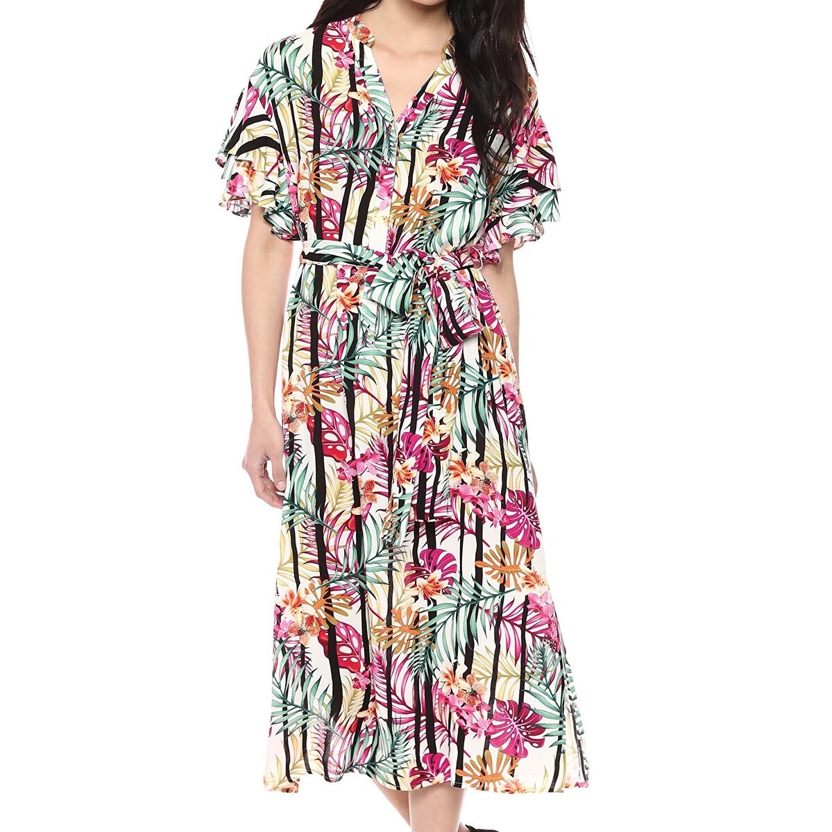 nine west white dress