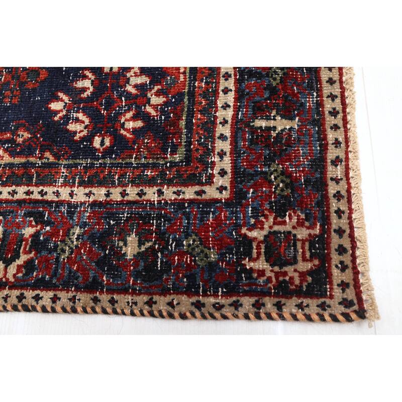 ECARPETGALLERY Hand-knotted Antalya Vintage Red Wool Rug - 4'3 x 6'7