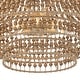 preview thumbnail 4 of 9, Crystorama Lighting Group SIL-B6006 Silas 6 Light 27" Wide Beaded