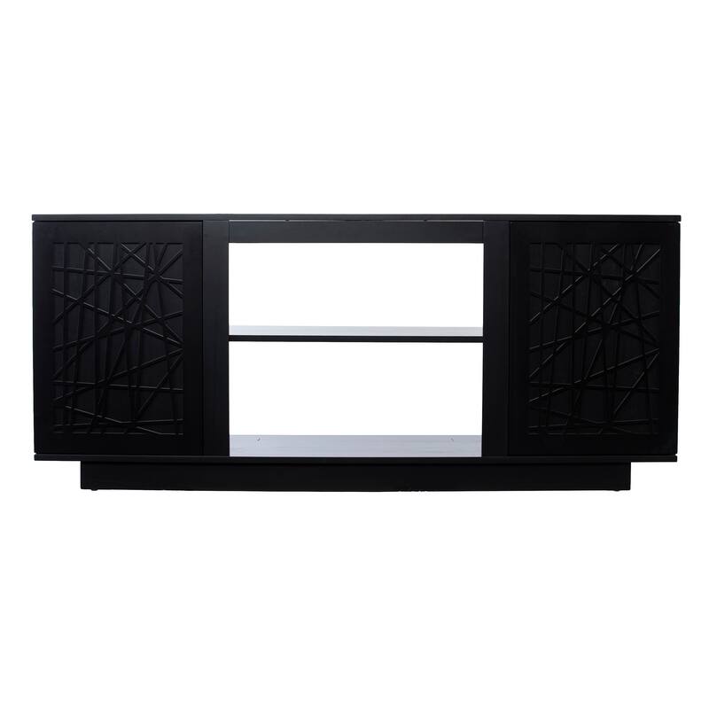 SEI Furniture Delgrave Media TV Stand w/ Storage for TV's up to 56"