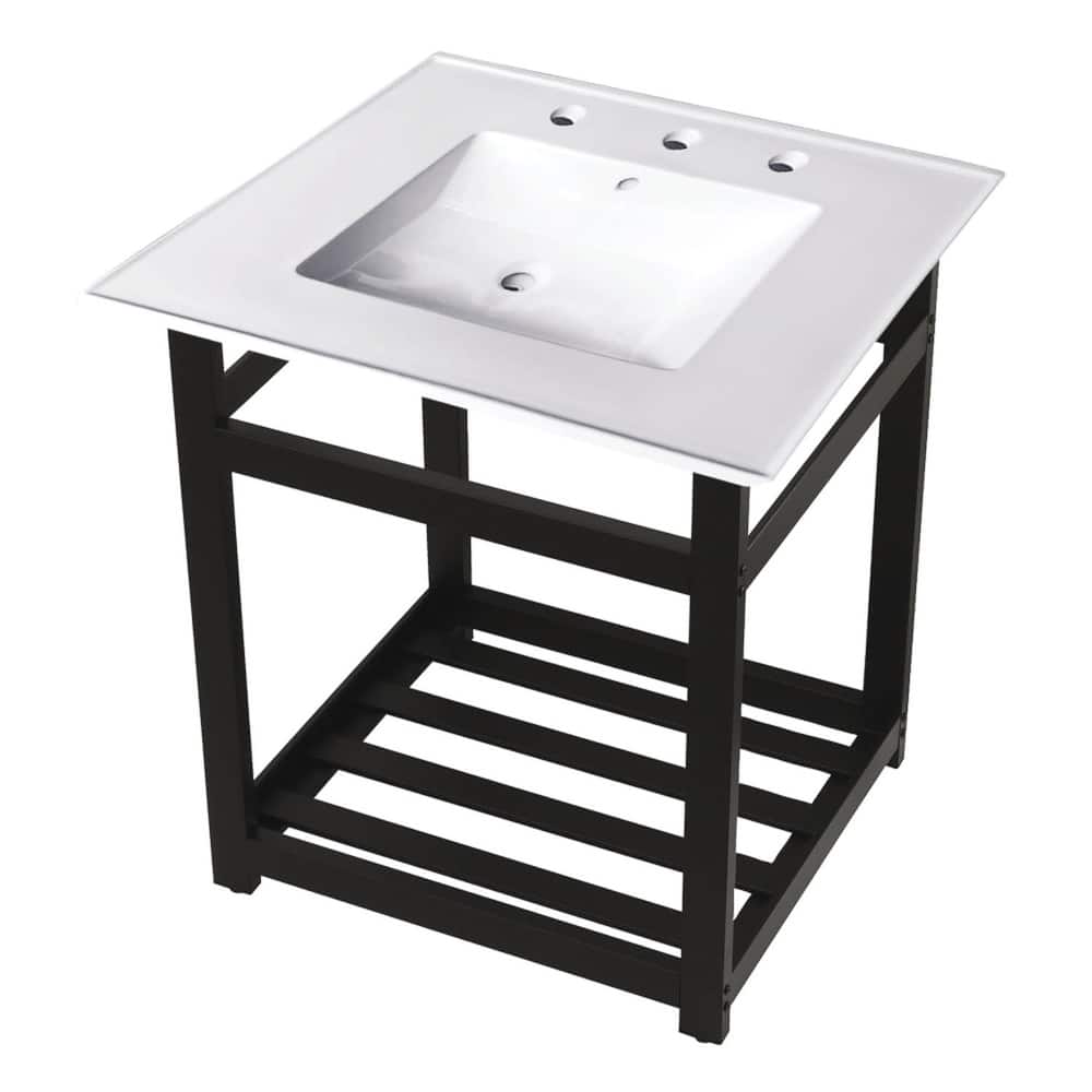 Kingston Brass 25" Wide Ceramic Console Sink