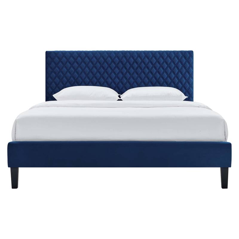 Garcelle Performance Velvet King Platform Bed