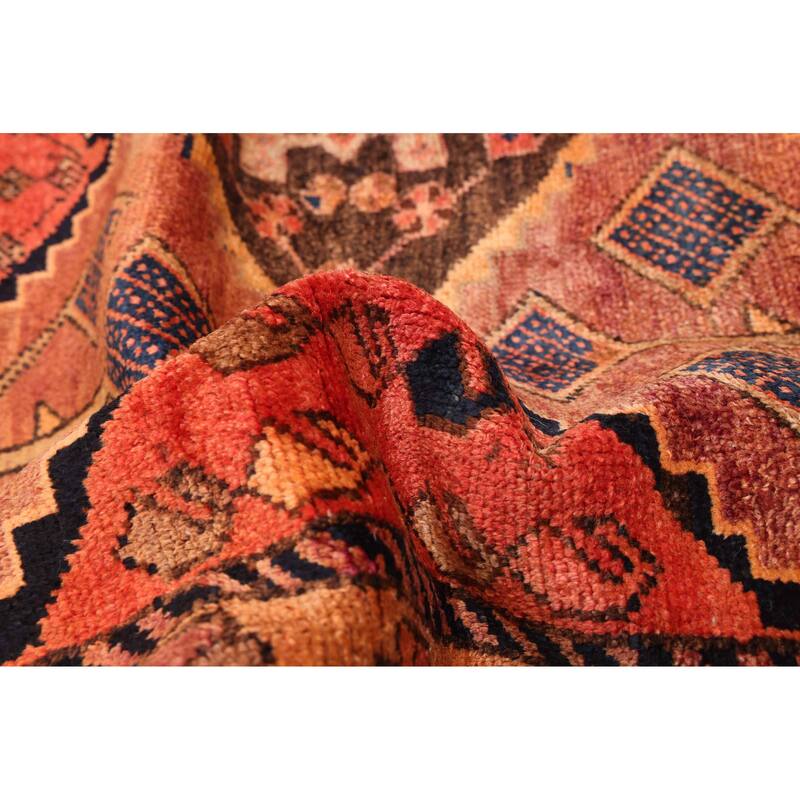 ECARPETGALLERY Hand-knotted Antalya Vintage Copper Wool Rug - 4'2 x 8'0