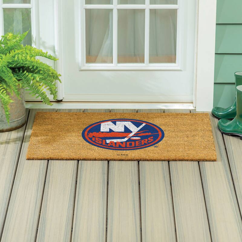 New York Islanders Full Color Indoor/Outdoor Coir Mat