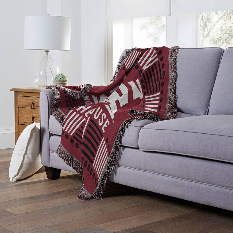 NCAA Homage Jacquard Throw Blanket