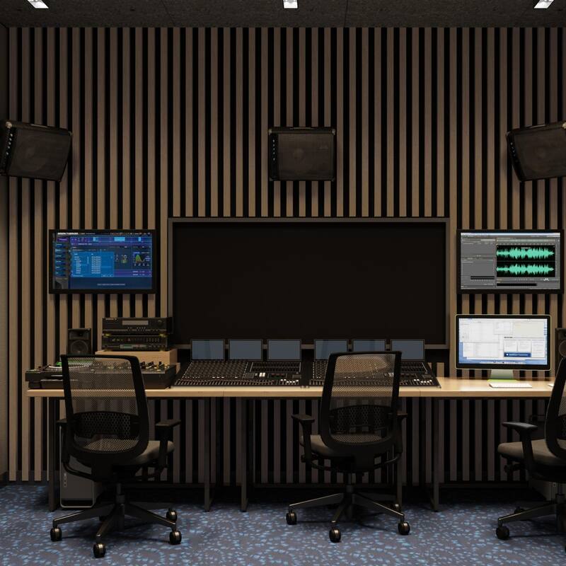 4 Panels 93"x12" MDF Slat 3D Wall Paneling Cover 31 Sq.Ft. - N/A