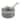 3 Quart Nonstick Aluminum Saucepan with Lid in Matte Grey