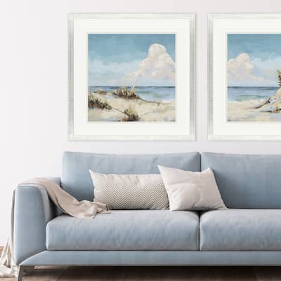 Paragon Cloudy Beach I Framed Art