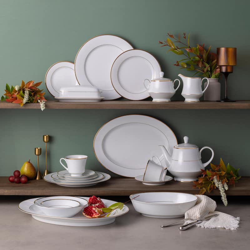 Noritake Heritage Set of 4 Saucers, 6"