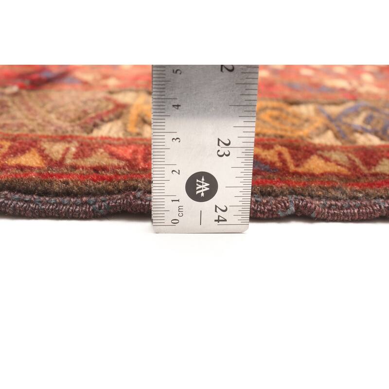 ECARPETGALLERY Hand-knotted Teimani Red Wool Rug - 3'1 x 4'7