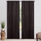 preview thumbnail 32 of 31, Chanasya Velvet Partial Blackout Room Darkening Window Curtain Panel Pair (Set of 2)