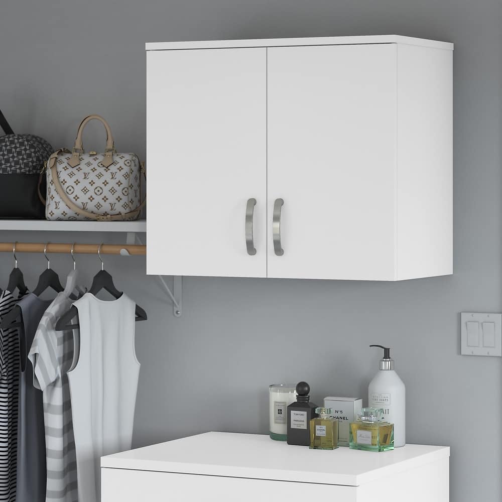 Universal Closet Wall Cabinet with Doors by Bush Business Furniture