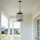 preview thumbnail 16 of 18, KAWOTI 2-Light Outdoor Pendant Light - W8.25" x H19.25"(MaxH60.75")