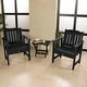 preview thumbnail 15 of 22, HIGHWOOD Garden Chairs and Folding Side Table (3-piece Set)