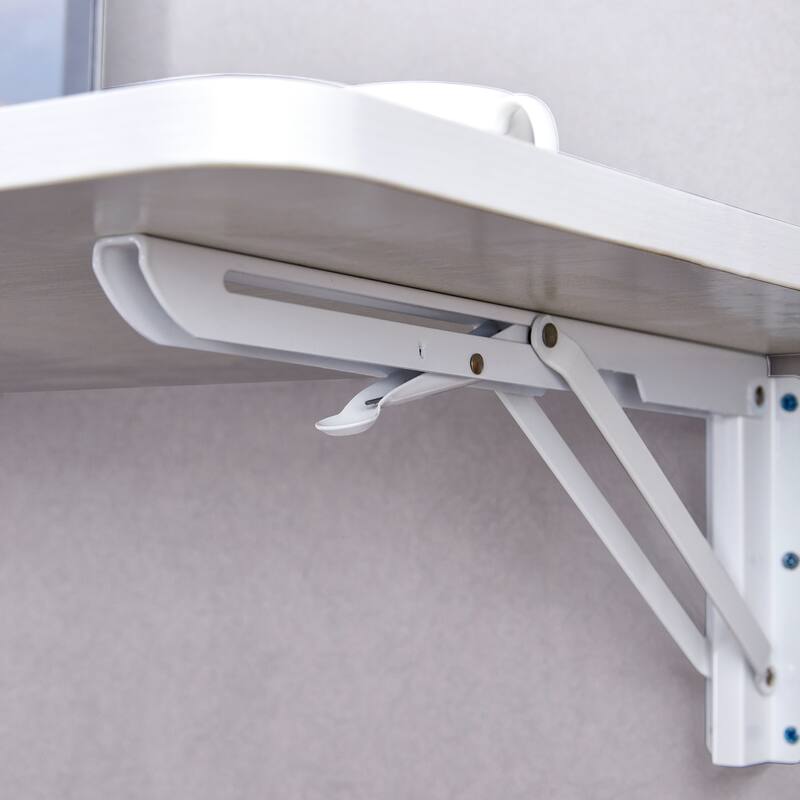 Laundry Room Folding Table Wall Mounted Folding Table for Small Spaces,Fold Down Desk,31.5*15.8*6.5 inches.