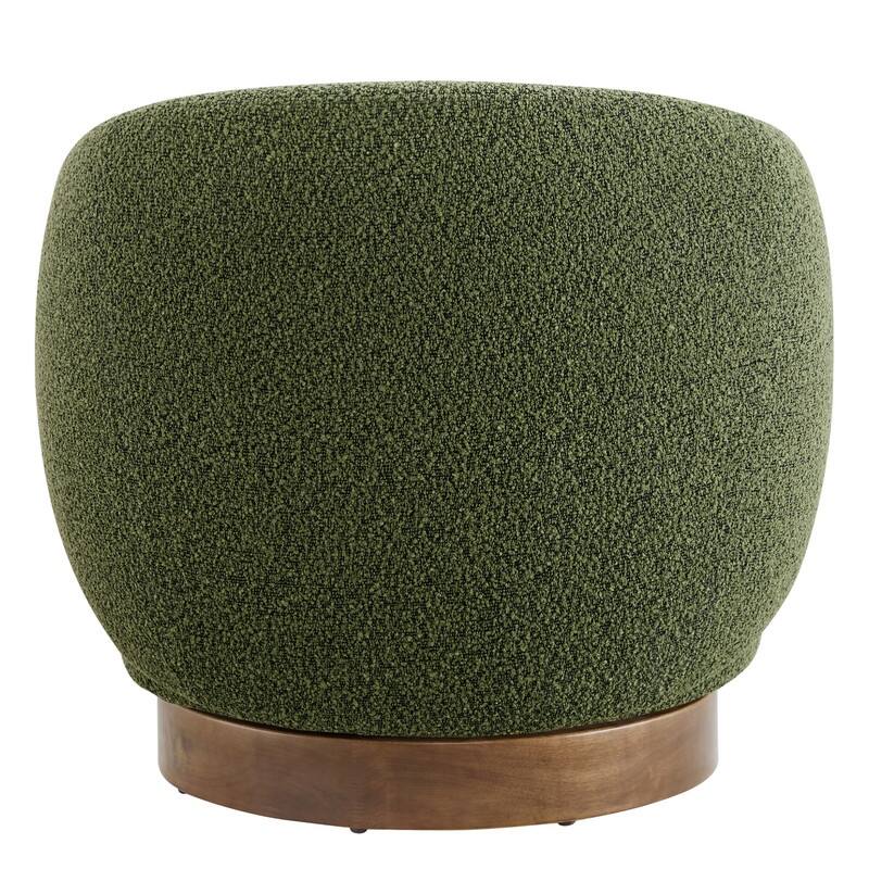 Spruce & Spring Ariel Upholstered Swivel Accent Chair Fabric