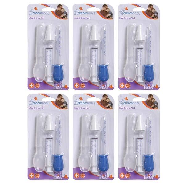 slide 2 of 3, Dreambaby Medicine Set, 6 Sets - Clear Clear - Plastic