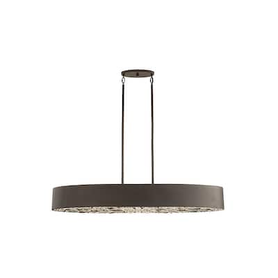 Savoy House 1-1270-6 Azores 6 Light 48" Wide Linear Chandelier