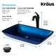preview thumbnail 6 of 35, Kraus Glass Vessel Sink, Bathroom Faucet, Mounting Ring