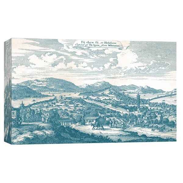 PTM Images 9-102180 PTM Canvas Collection 8" x 10" - "Fu Chew Fu" Giclee Forests and Mountains Art Print on Canvas
