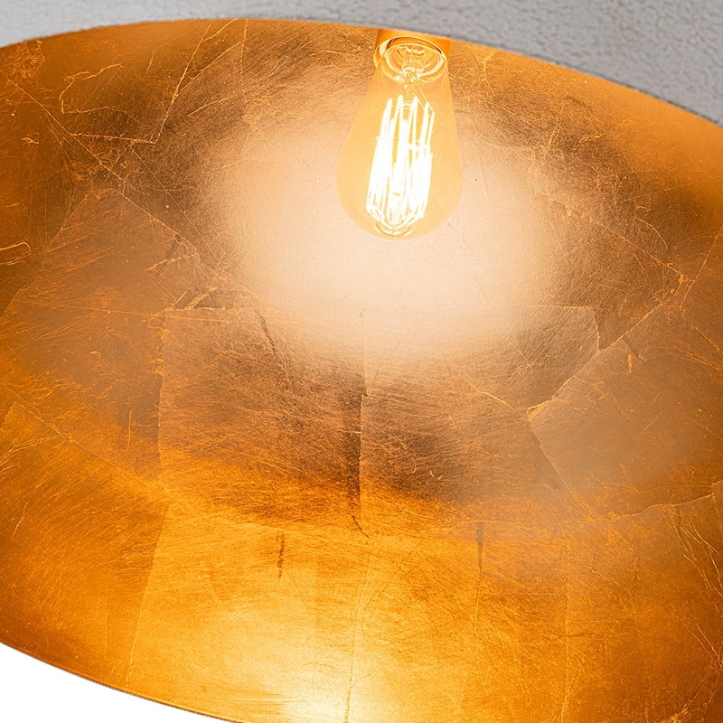 Industrial Oversized Metal Dome Pendant Light - Modern Farmhouse