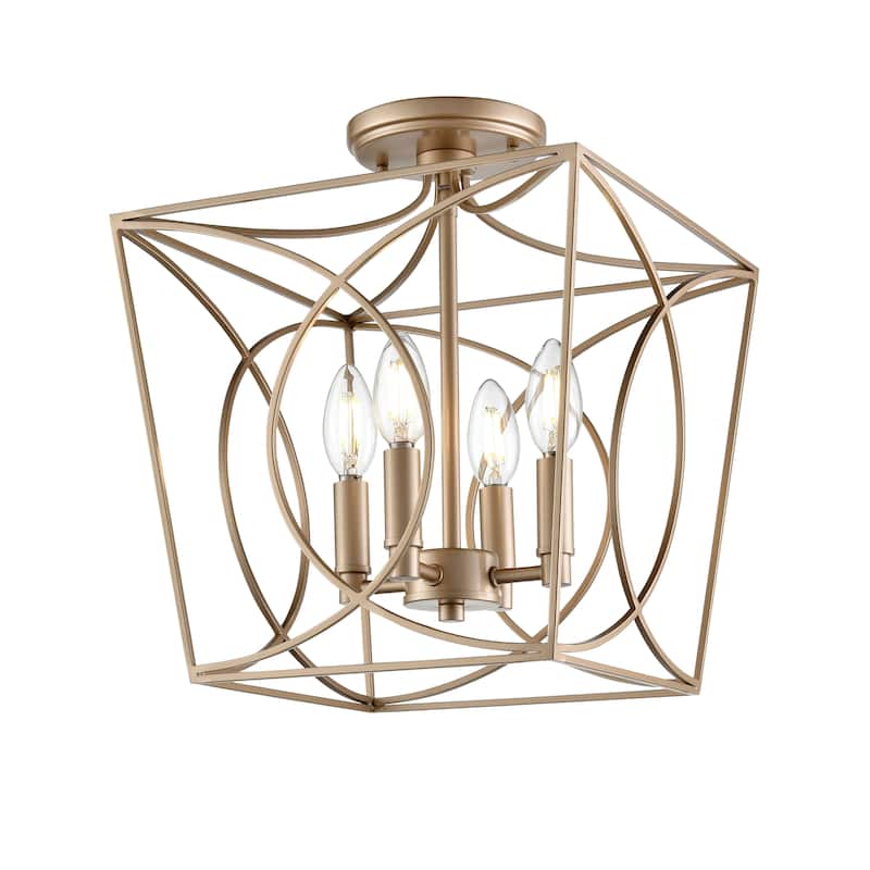 Tracy 4-Light Semi-Flush Ceiling Mount