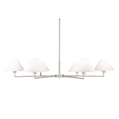Z-Lite 744-63R Leila 6 Light 63" Wide Chandelier