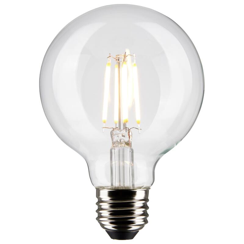 6 Watt G25 LED - Clear - Medium base - 90 CRI - 5000K - 120 Volt