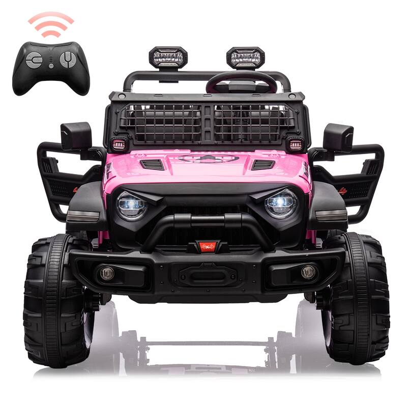 24V 9Ah Kids Ride-On 2-Seater Electric Car with Remote Control for Kids 3+ - Pink