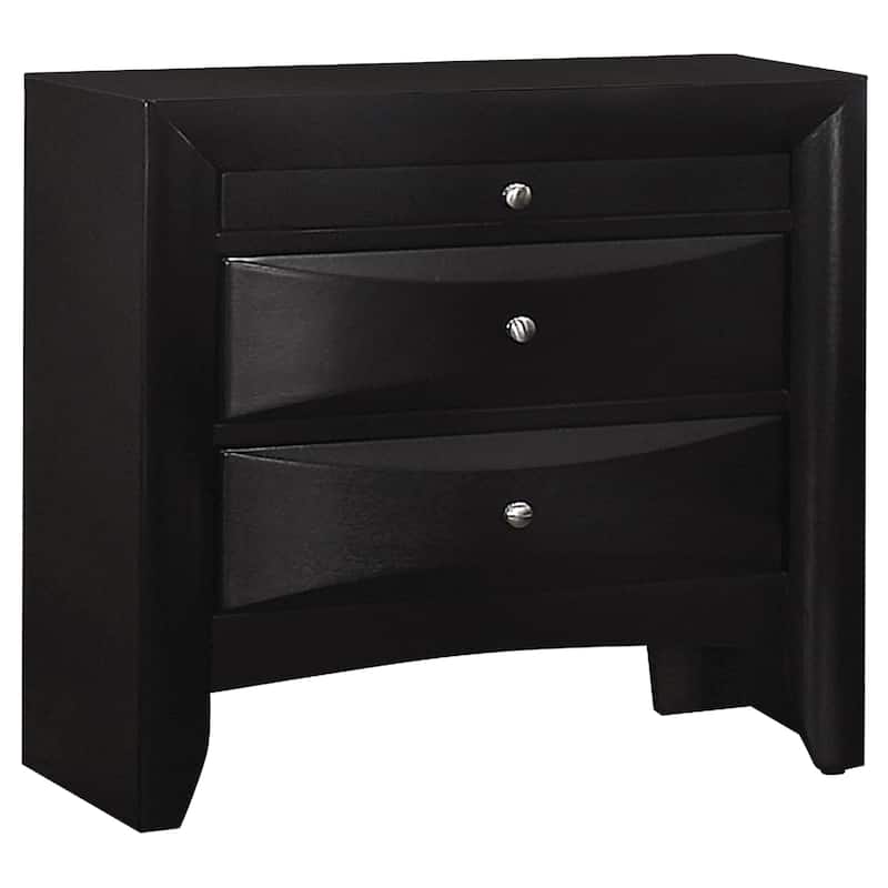 Briana Black Storage Platform Bedroom Set