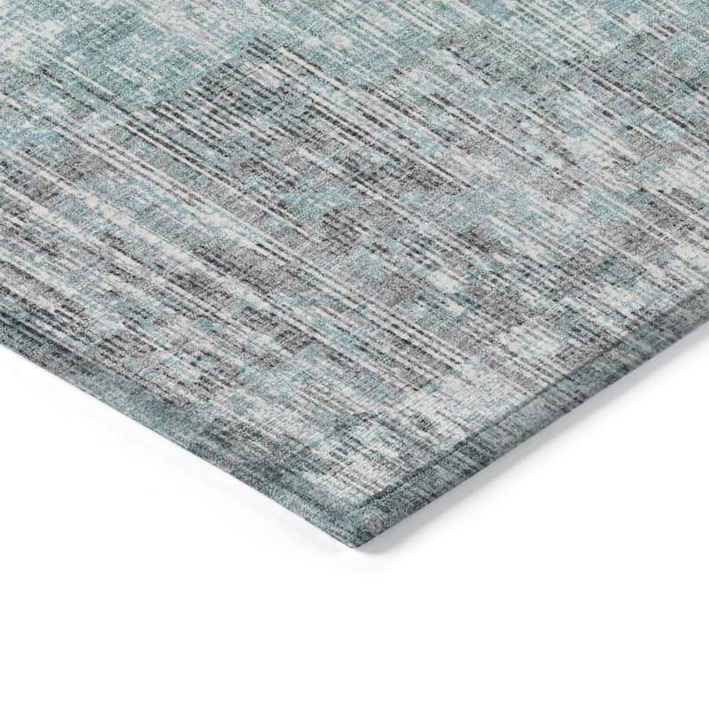 HomeRoots Geometric Transitional Rectangle Outdoor Rug