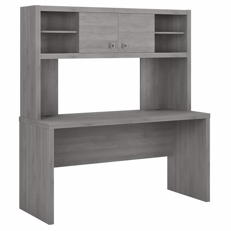 Echo 60W Credenza Desk with Hutch by Bush Business Furniture